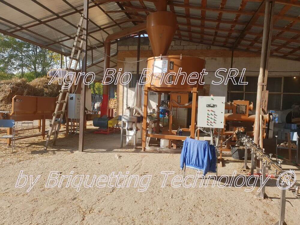 Floroaica briquetting line equipment