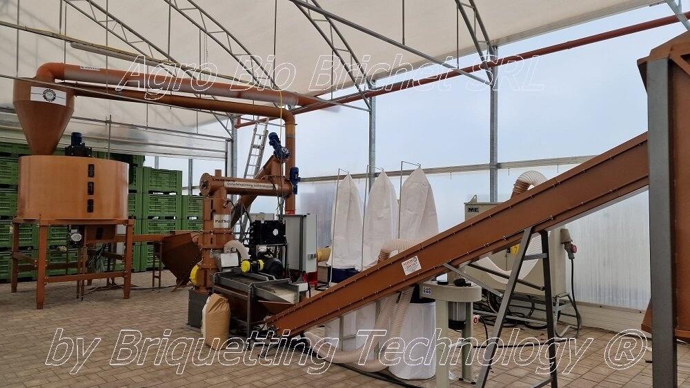 Straw Pelletizing Line in Wallern Burgenland Austria