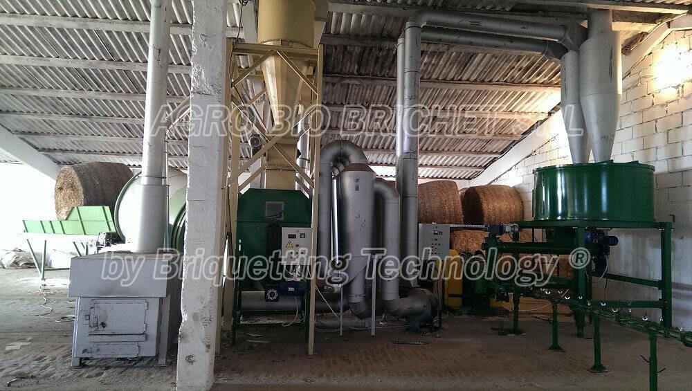 Straw and sawdust dryer in Covasna