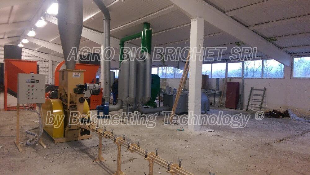Briquetting process Cernesti
