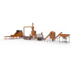 linie brichetare paie 600 kg h peletizare 500kg h