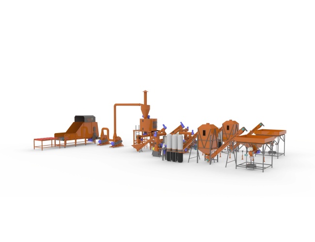 linie peletizare paie 1000 kg h brichetare 600kg h