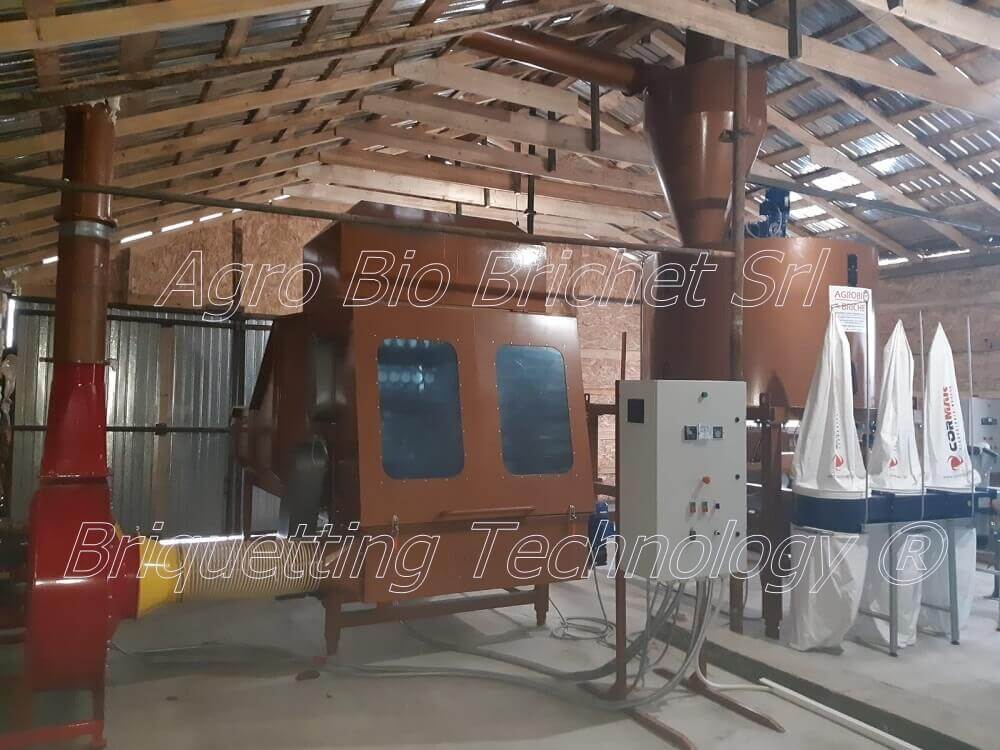 Straw briquetting line in Brosteni