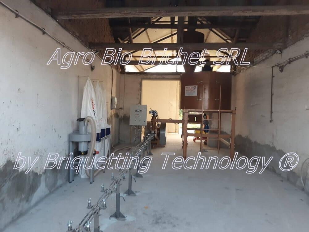 Sohatu briquetting line producing 300 kg/hour