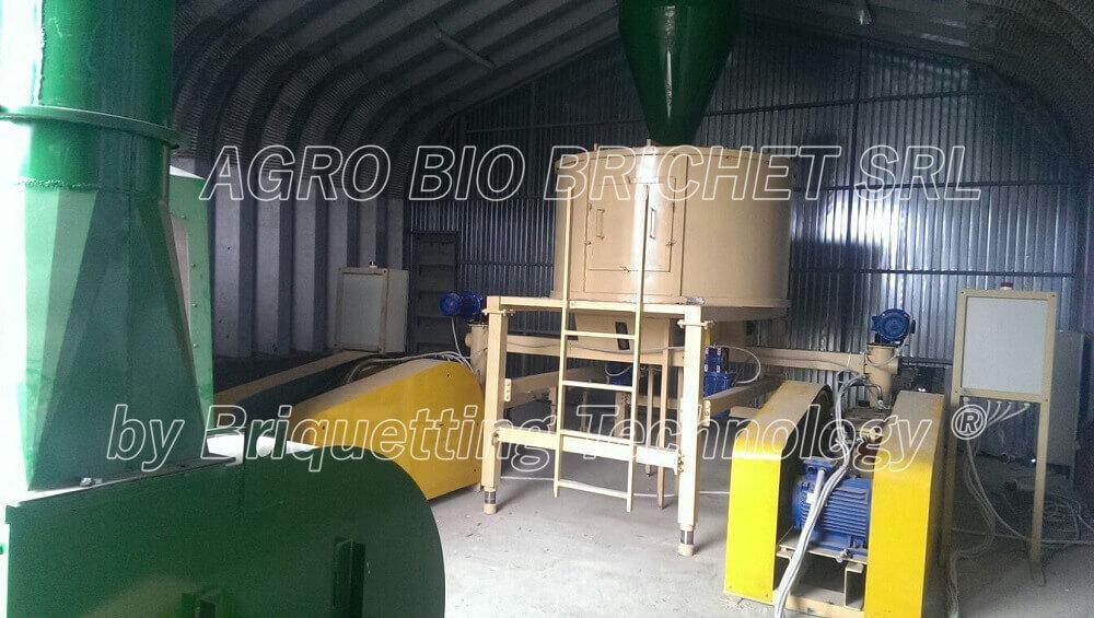 Briquetting equipment at Braila Gabrielescu