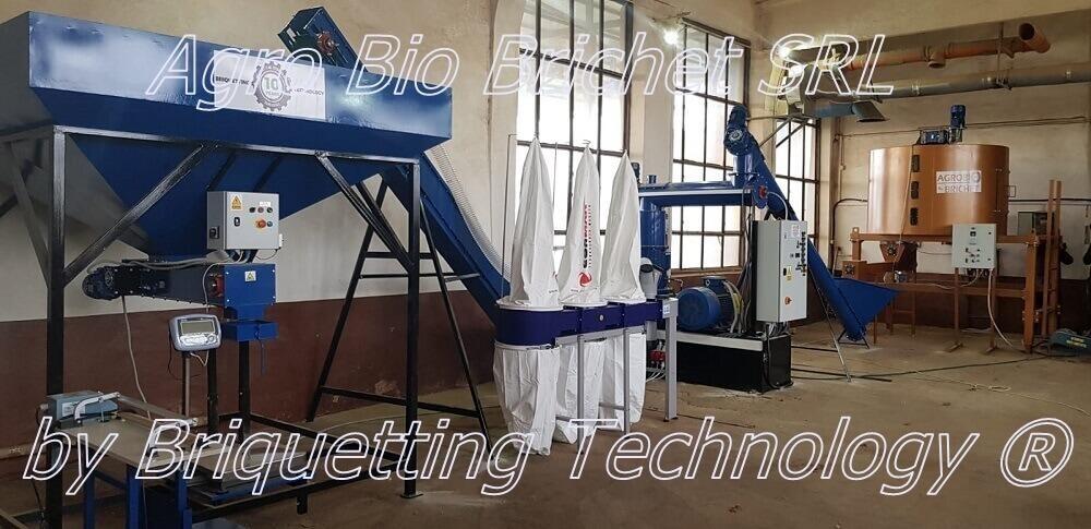 Pellet production line for sawdust pellets in Gorj Telesti